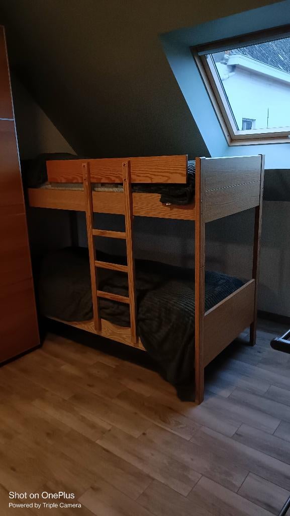 Stapelbed, Ophalen, Eenpersoons, 210 cm, Minder dan 160 cm