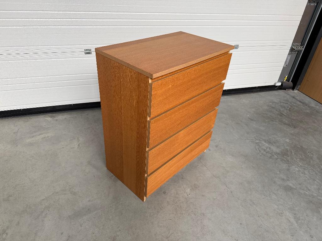 IKEA ladenkast malmo beuken, Maison & Meubles, Armoires | Commodes, 3 ou 4 tiroirs, 25 à 50 cm, Comme neuf, Enlèvement