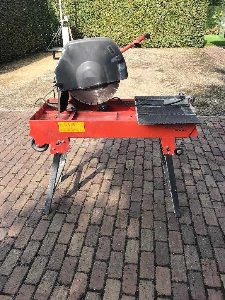 Tafelzaag met water Husqvarna TS400F, Ophalen, Gebruikt, Overige typen, 1200 watt of meer