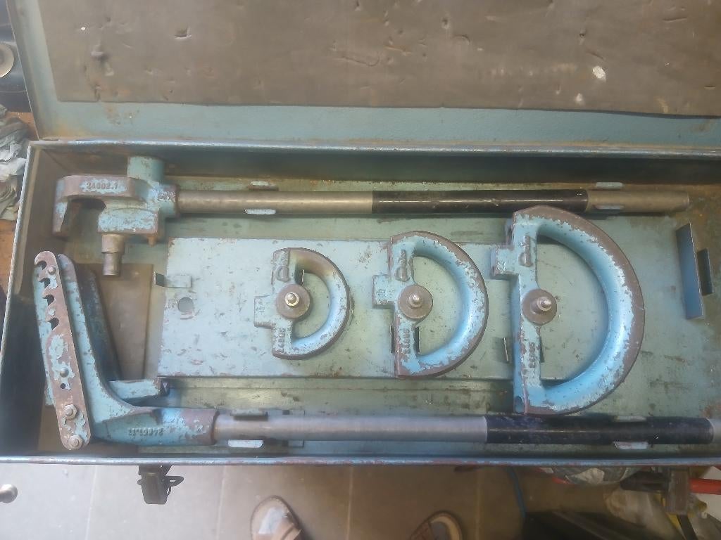 koper buizenplooitang 15/18/22, Bricolage & Construction, Enlèvement ou Envoi, Utilisé, Cuivre