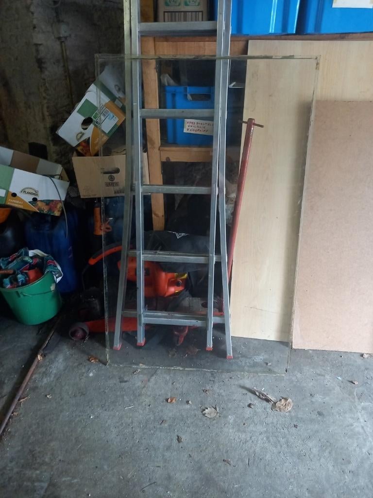 morceau de verre 77 cm x 122 cm, Enlèvement, Utilisé