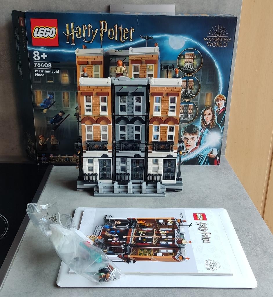 lego harry potter 76408 grimboudplein 12, Ophalen of Verzenden, Zo goed als nieuw, Complete set, Lego