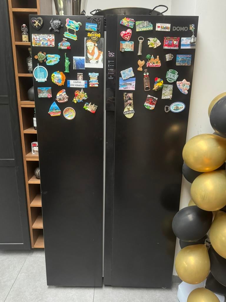 Frigo congelateur combi marque DOMO, Elektronische apparatuur, Koelkasten en IJskasten, Ophalen, Zo goed als nieuw