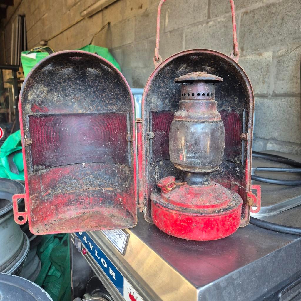 Lampe à pétrole de signalisation, Antiquités & Art, Enlèvement