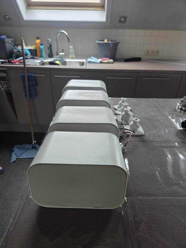 boxen voor alround systeem, Enlèvement, Comme neuf, Haut-parleurs Frontaux, Arrière ou Stéréo