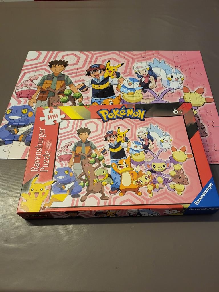 Pokemon puzzel 100 stuks, Ophalen
