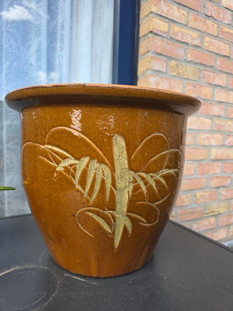 Stenen bloempot, Tuin en Terras, Ophalen