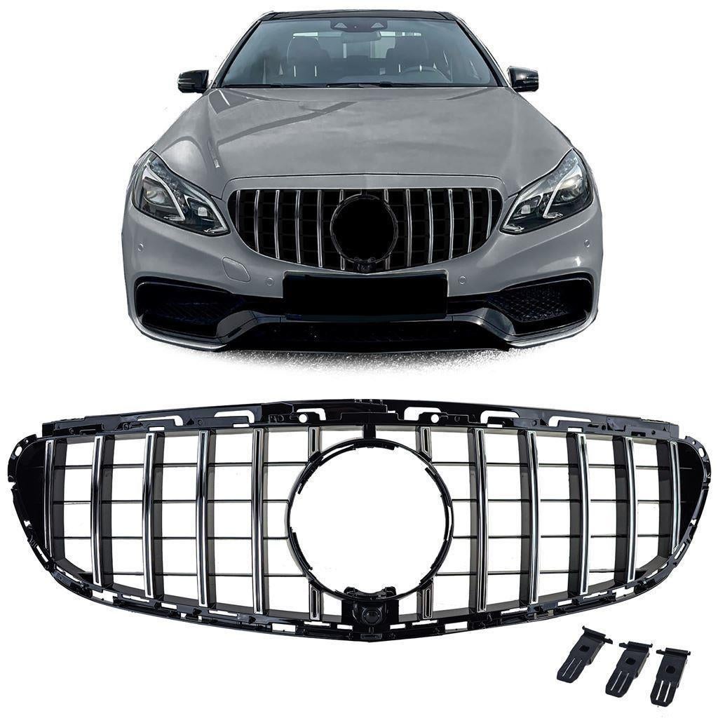 Grill Zwart Chrome Voor Mercedes E Klasse W212 S212 Face, Verzenden