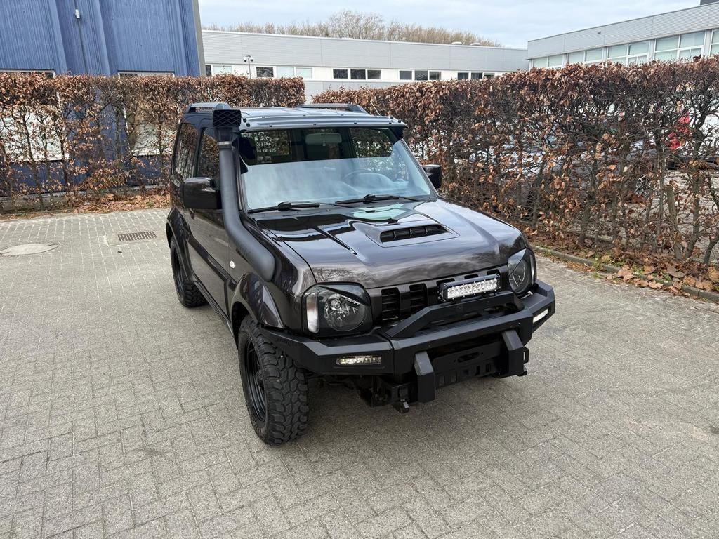 SUZUKI JIMNY 1.4 BENZIN/LPG AUTOMAAT 2015 134000KM 44 EUR6B, Auto's, 4 zetels, Euro 6, Zwart, Leder