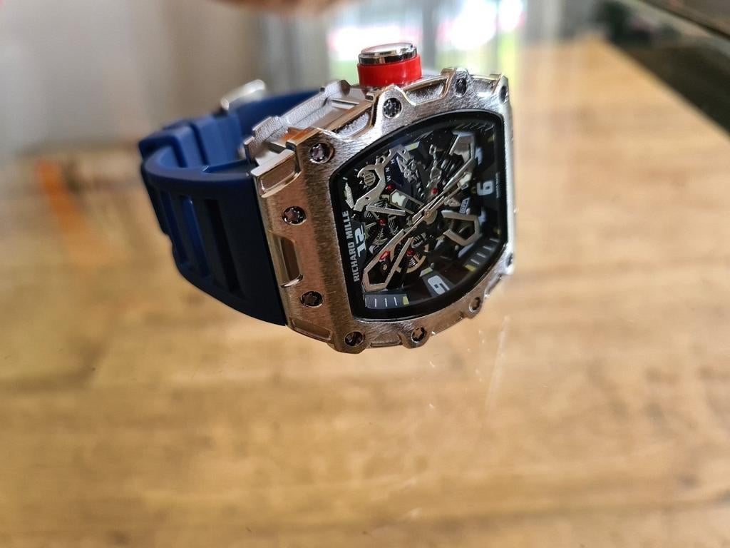 R.M. 72-01 Blue Edition nieuw!, Handtassen en Accessoires, Horloges | Heren, Overige merken, Staal, Polshorloge, Nieuw