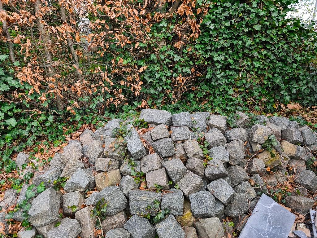 Kasseien, Jardin & Terrasse, Pavé & Dalles, Utilisé, Enlèvement, Pierre naturelle, 5 à 10 m²