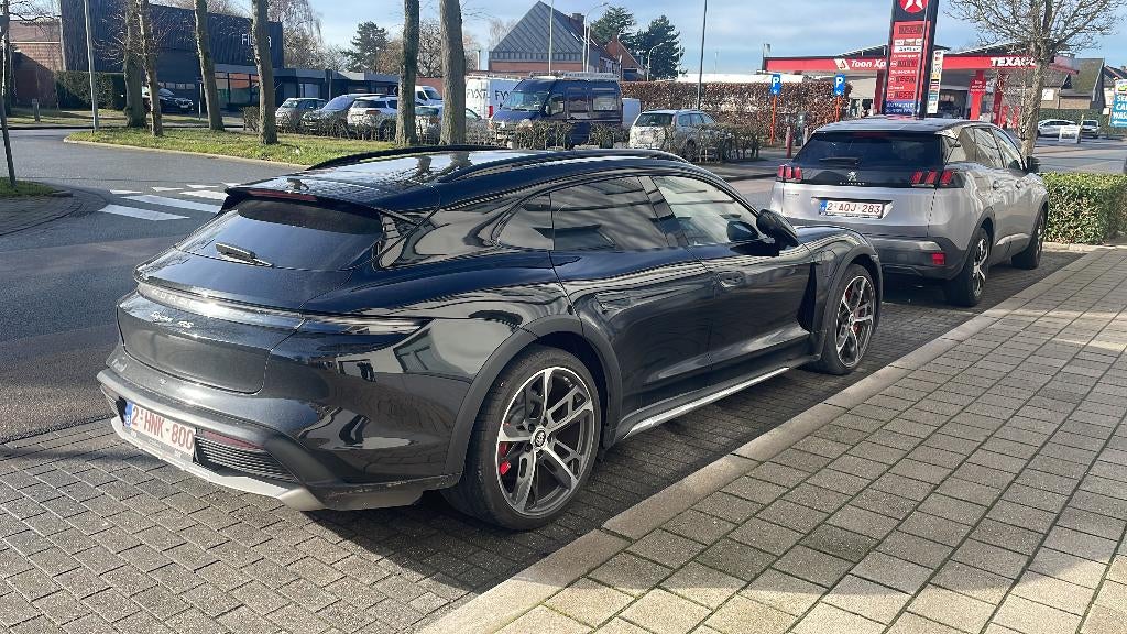 porsche taycan 4s, Auto's, Zwart, Leder, Elektrisch, 5 zetels