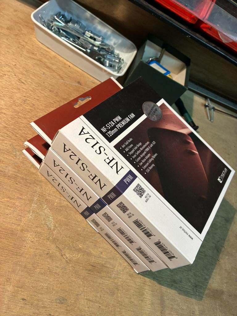 Noctua NF-S12A Fan, 3 stuks, Informatique & Logiciels, Refroidisseurs d'ordinateur, Enlèvement ou Envoi, Comme neuf, Refroidisseur ordinateur à air