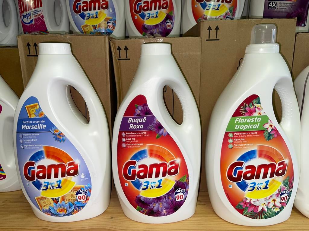 Gama 3in1 wasmiddel: 90dosis-4,05L +andere producte LEVERING, Huis en Inrichting, Schoonmaakartikelen, Ophalen of Verzenden