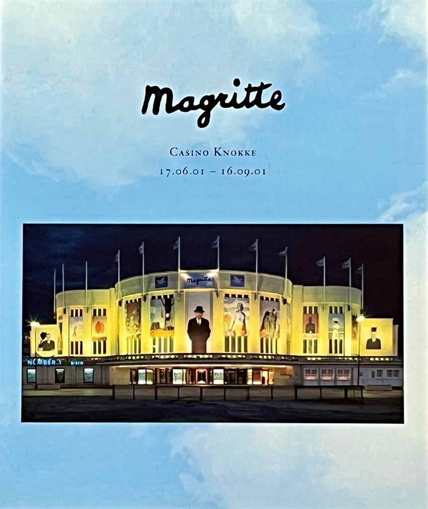 Magritte - Knokke Casino 2001 - Leaflet 4pag. - 29x24 cm, Ophalen of Verzenden