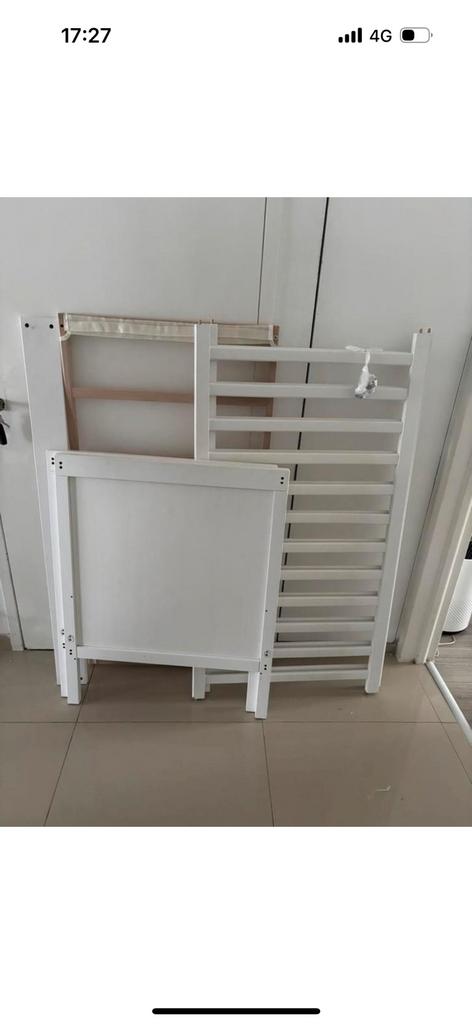 Ikea babybed ledikant wit, Kinderen en Baby's, Babywiegjes en Ledikanten, Ophalen, Gebruikt, Ledikant
