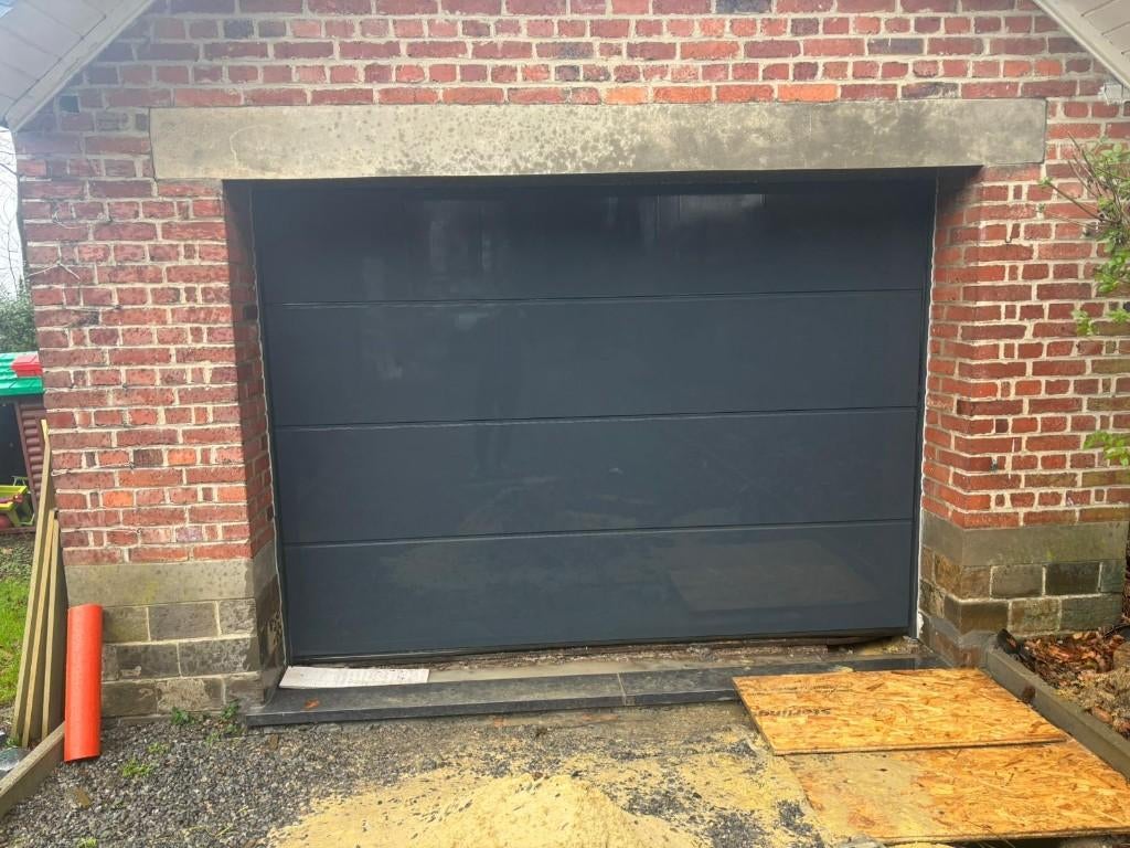 Porte de garage sectionnelle Hörmann anthracite 275 x 200cm, Bricolage & Construction, Enlèvement, Comme neuf, Autres types