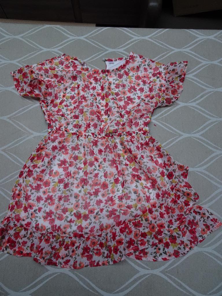 fleurig jurkje Zeeman – Maat 98-104, Kinderen en Baby's, Zeeman, Meisje, Ophalen of Verzenden, Zo goed als nieuw