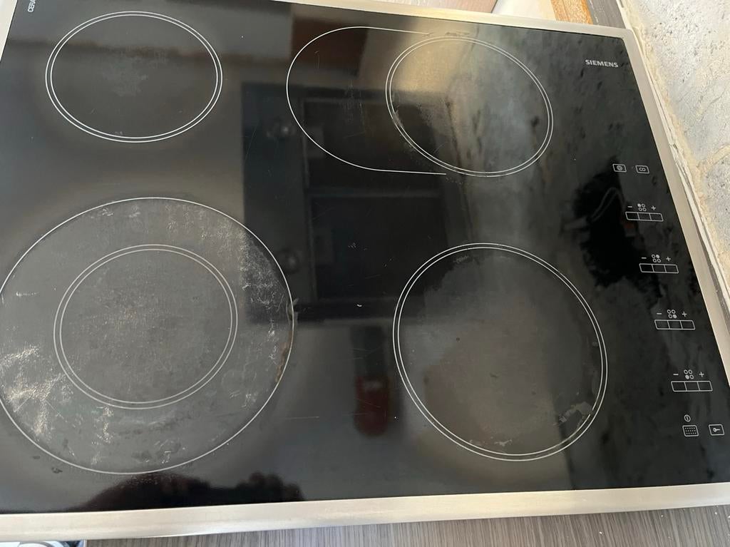 Vitrokeramiche kookplaat, Elektronische apparatuur, Kookplaten, Ophalen, Gebruikt, Keramisch, 4 kookzones