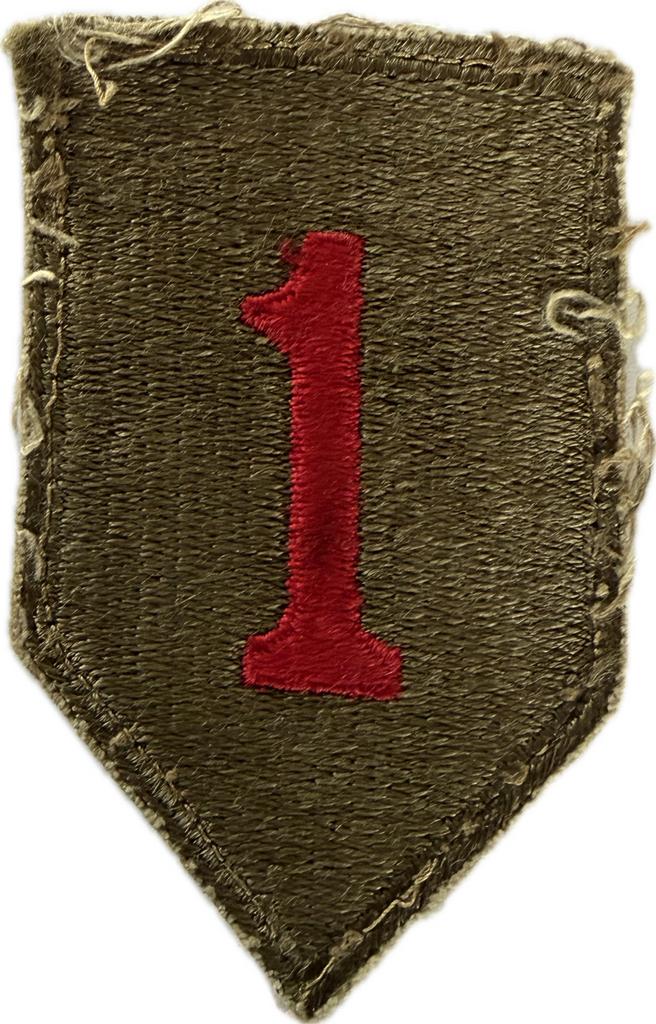 Patch US ww2 1st Infantry Division Big Red One, Verzamelen, Verzenden