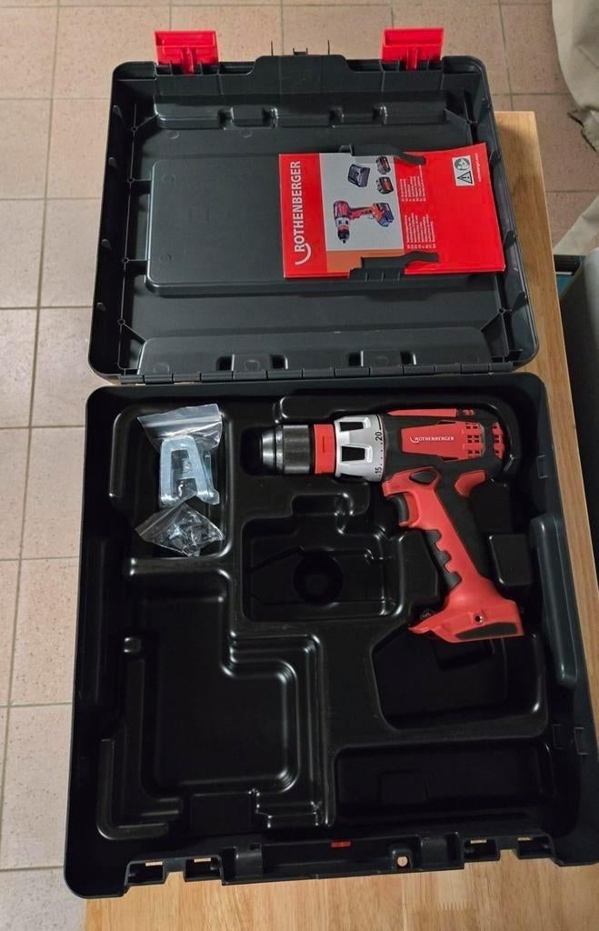 Tournevis sans fil Rothenberger DD60, Bricolage & Construction, Enlèvement ou Envoi, Neuf, Perceuse