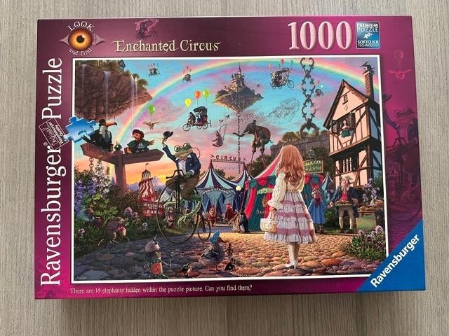 Puzzle « Cherchez et trouvez » Ravensburger (nr1909a), Enlèvement ou Envoi, 500 à 1500 pièces, Comme neuf, Puzzle