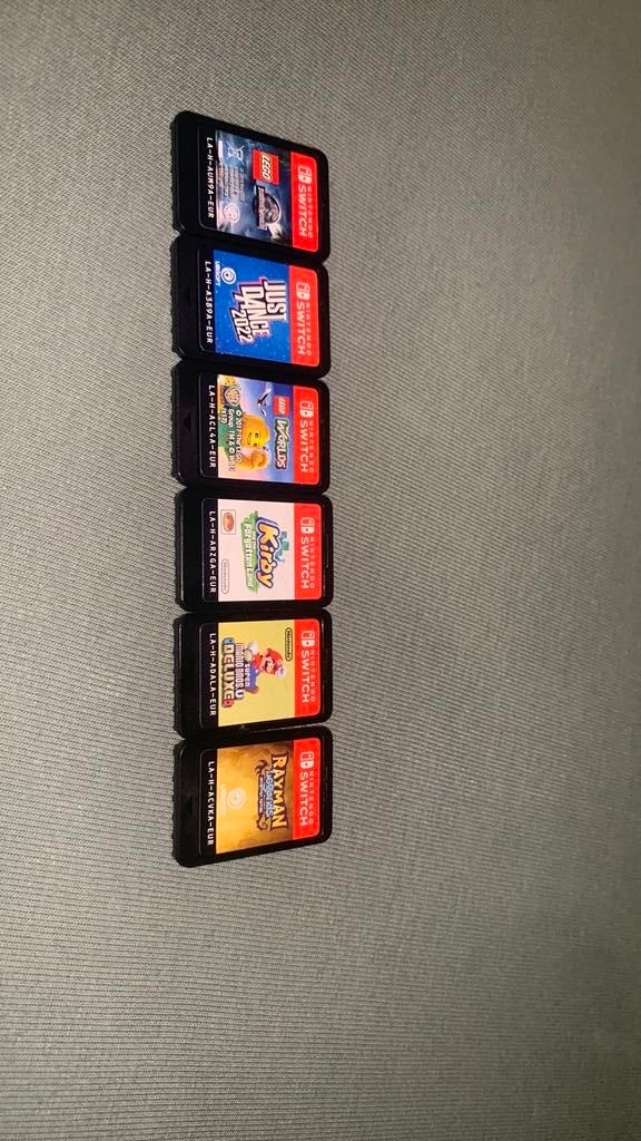 Nintendo Switch games – Mario, Kirby Rayman, LEGO Just Dance, Enlèvement ou Envoi, À partir de 7 ans, Comme neuf, Autres genres