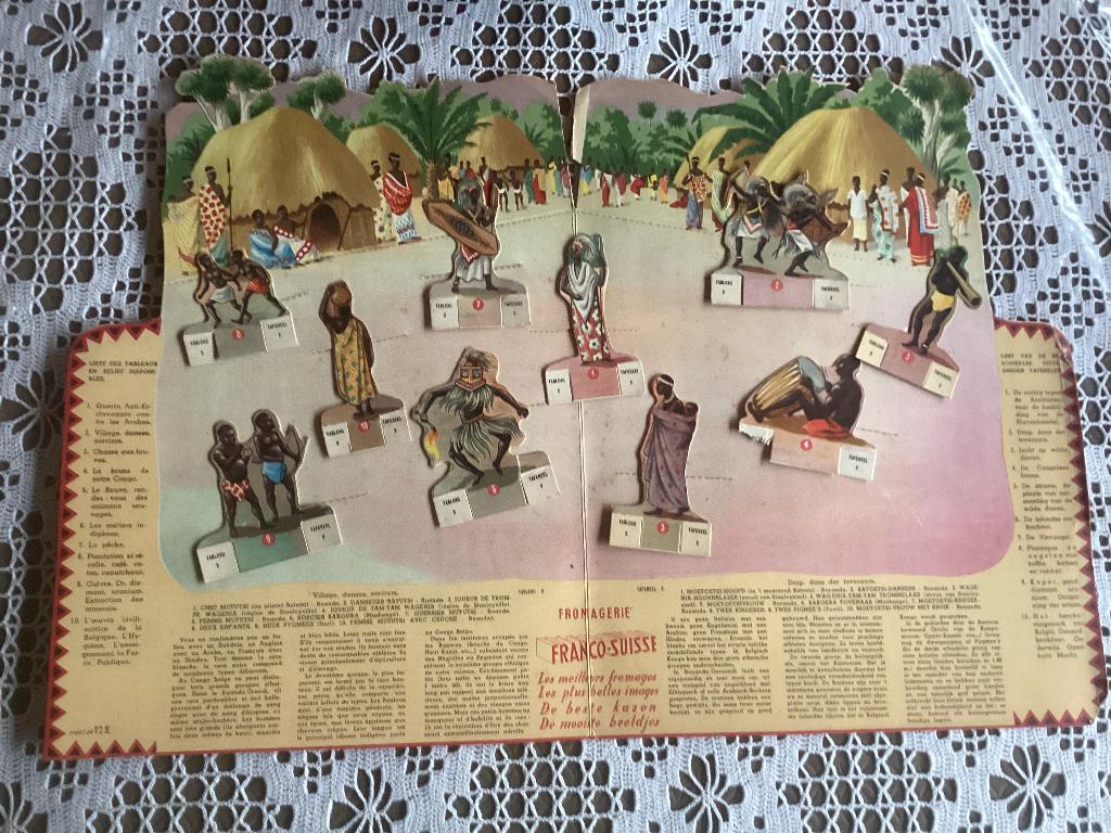 Franco Suisse prenten chromos tafereel 2 volledig, Verzamelen, Ophalen of Verzenden, Gebruikt, Foto