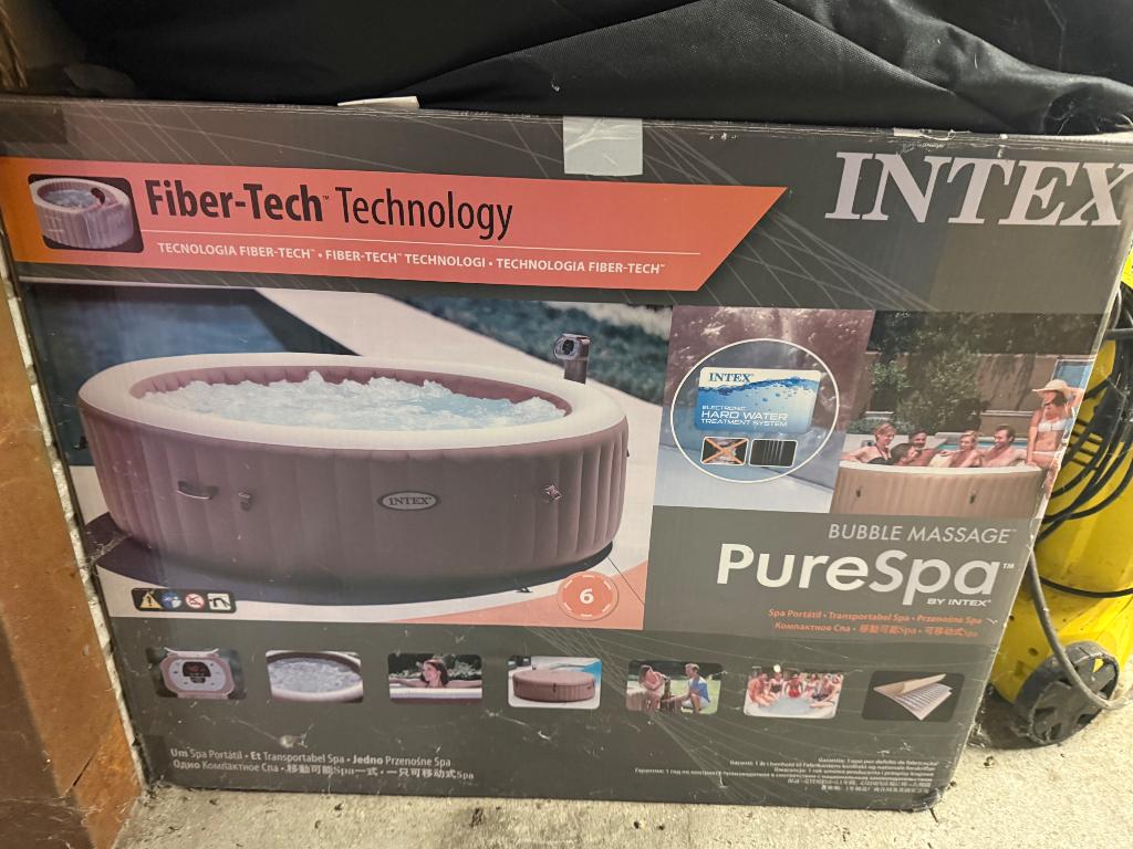Bubbelbad Intex Pure Spa, Tuin en Terras, Ophalen, Zo goed als nieuw, Filter, Opblaasbaar