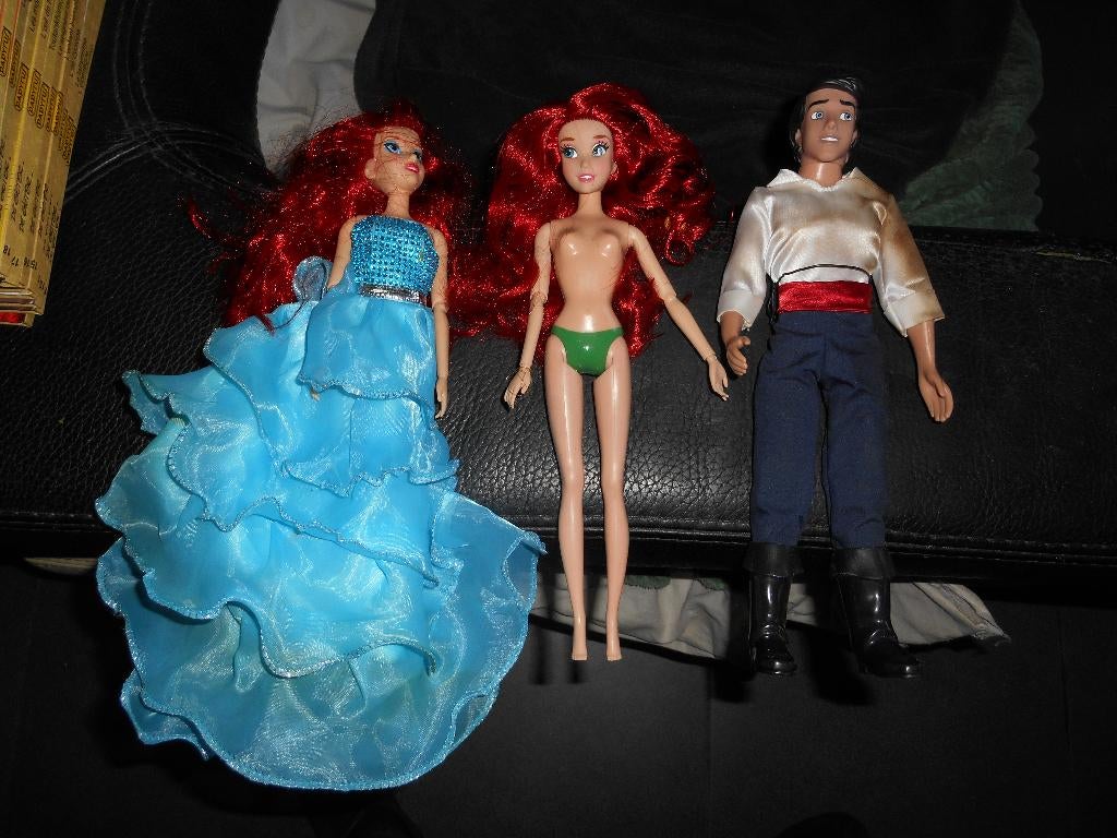 Lot de 3 figurine Barbie, Enlèvement ou Envoi, Barbie