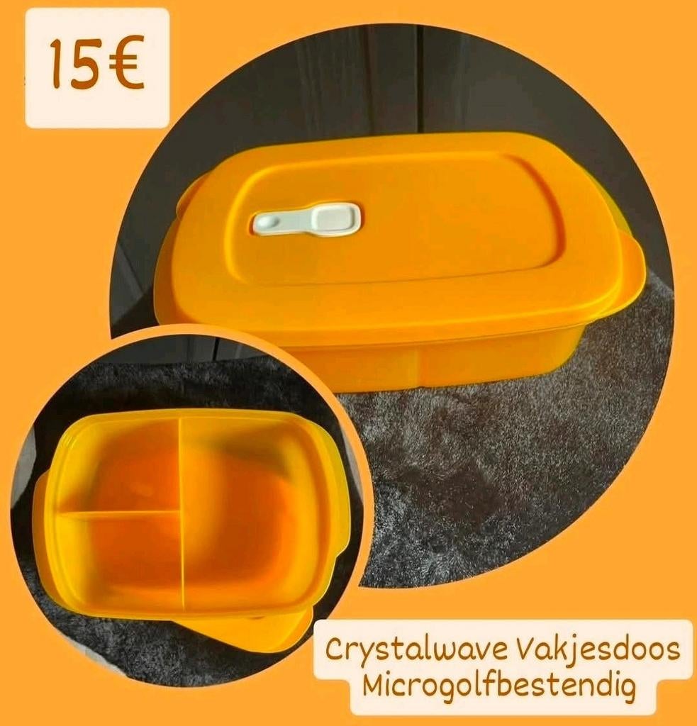 Boîte à ondes en cristal Tupperware, Maison & Meubles, Cuisine| Tupperware, Enlèvement ou Envoi, Neuf