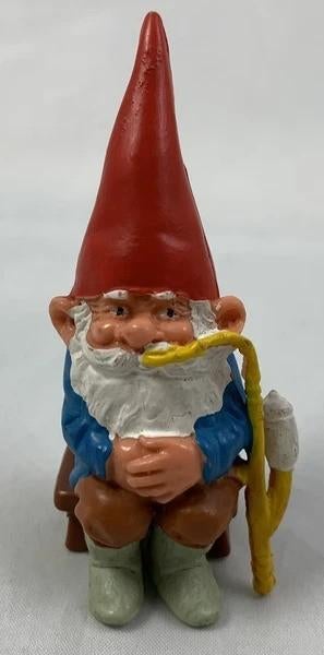 David de Kabouter Rokend Figuur PVC Star Toys Vintage 1989, Verzamelen, Poppetjes en Figuurtjes, Verzenden, Zo goed als nieuw