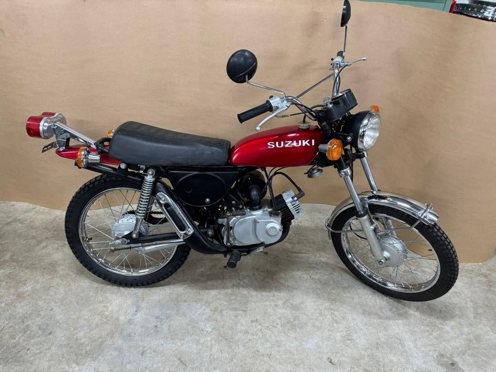 Suzuki TS50, Fietsen en Brommers, Brommers | Oldtimers, Ophalen