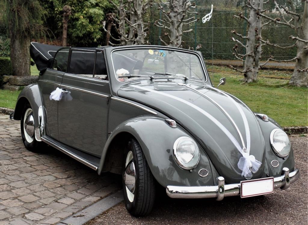 Location voiture de mariage coccinelle cabriolet de 1961., Enlèvement