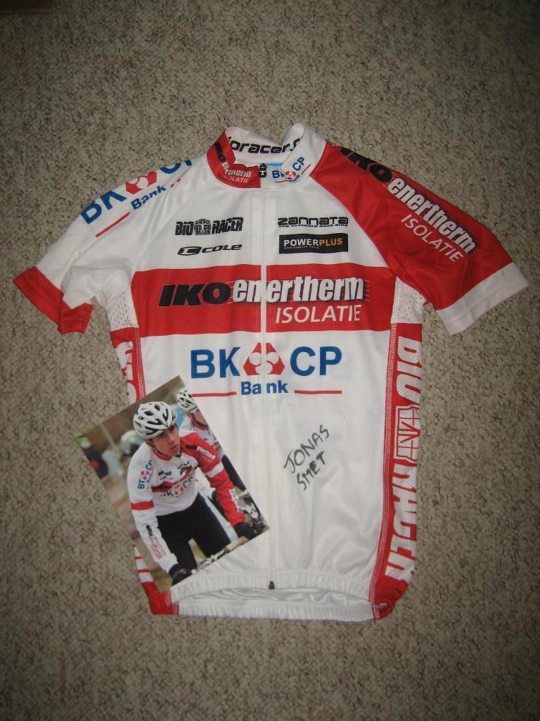 IKO Enertherm BKCP gedragen en gesigneerd wielershirt, XS, Gebruikt, Heren, Kalas