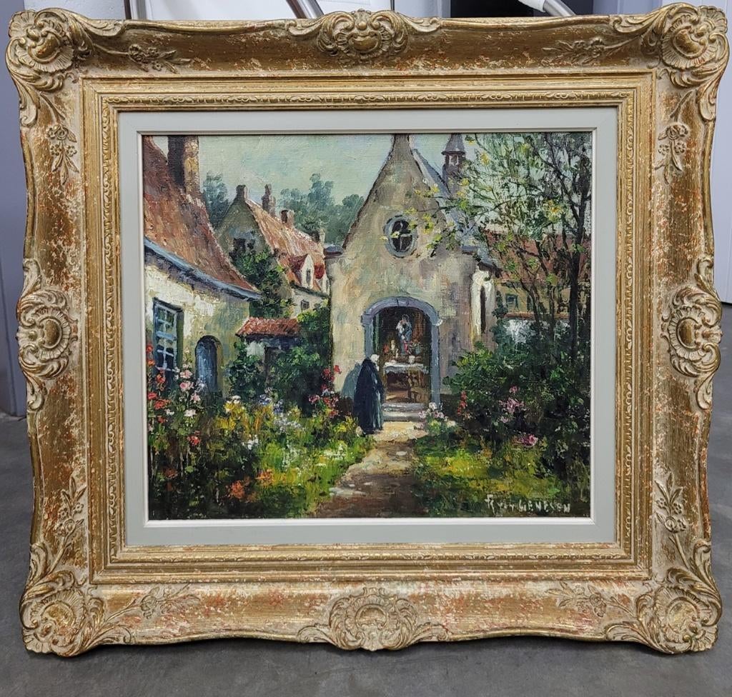 Frans VAN GENESEN, bij de kapel, Antiquités & Art, Enlèvement ou Envoi