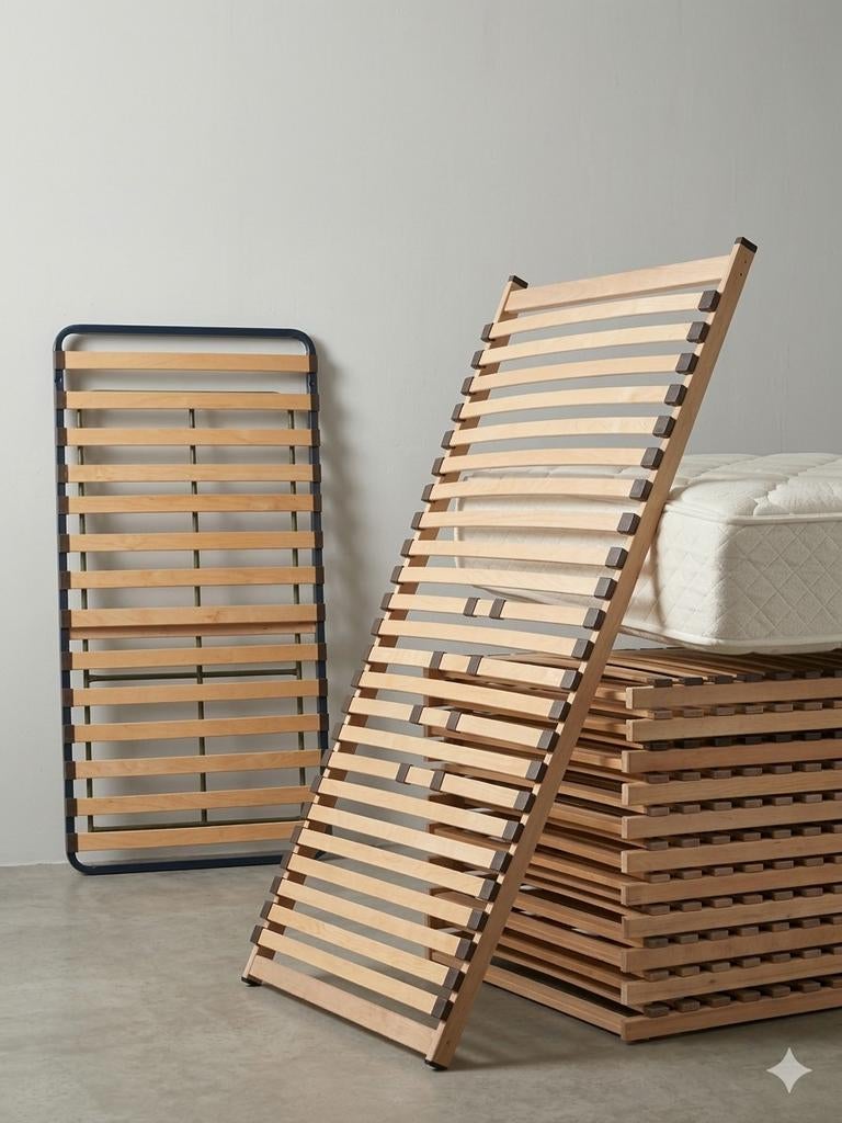 Lot de 10 sommiers à lattes–revente ou équipement - 20€, Enlèvement ou Envoi