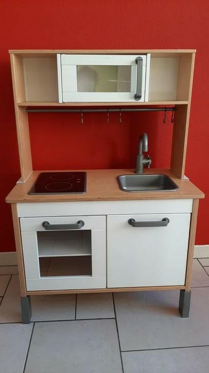 Kitchenette Ikea DUKTIG avec accessoires, Enlèvement, Utilisé, Bois, Jouer à la cuisine