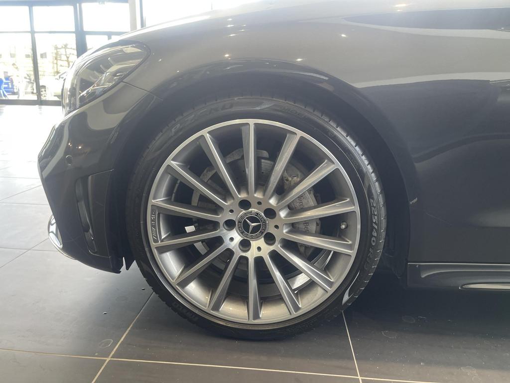 Mercedes-Benz C 180 Cabriolet + AMG LINE + LEDER + CARPLAY +, 4 zetels, Gebruikt, 4 cilinders, Cabriolet