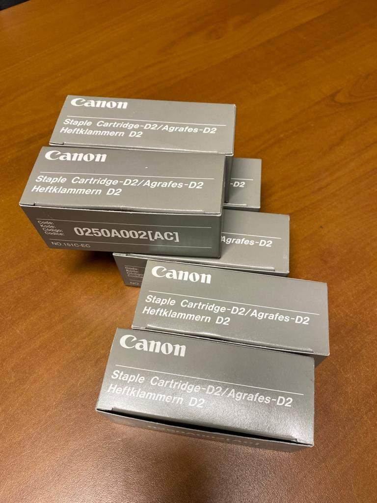 Canon originele nietjescartridges – D2 / E1 / G1 / J1, Ophalen of Verzenden, Nieuw, Cartridge, Canon