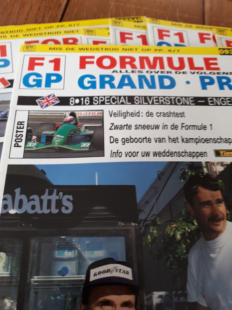 Vintage tijdschriften Formule 1, Verzamelen, Verzenden, Zo goed als nieuw, Formule 1