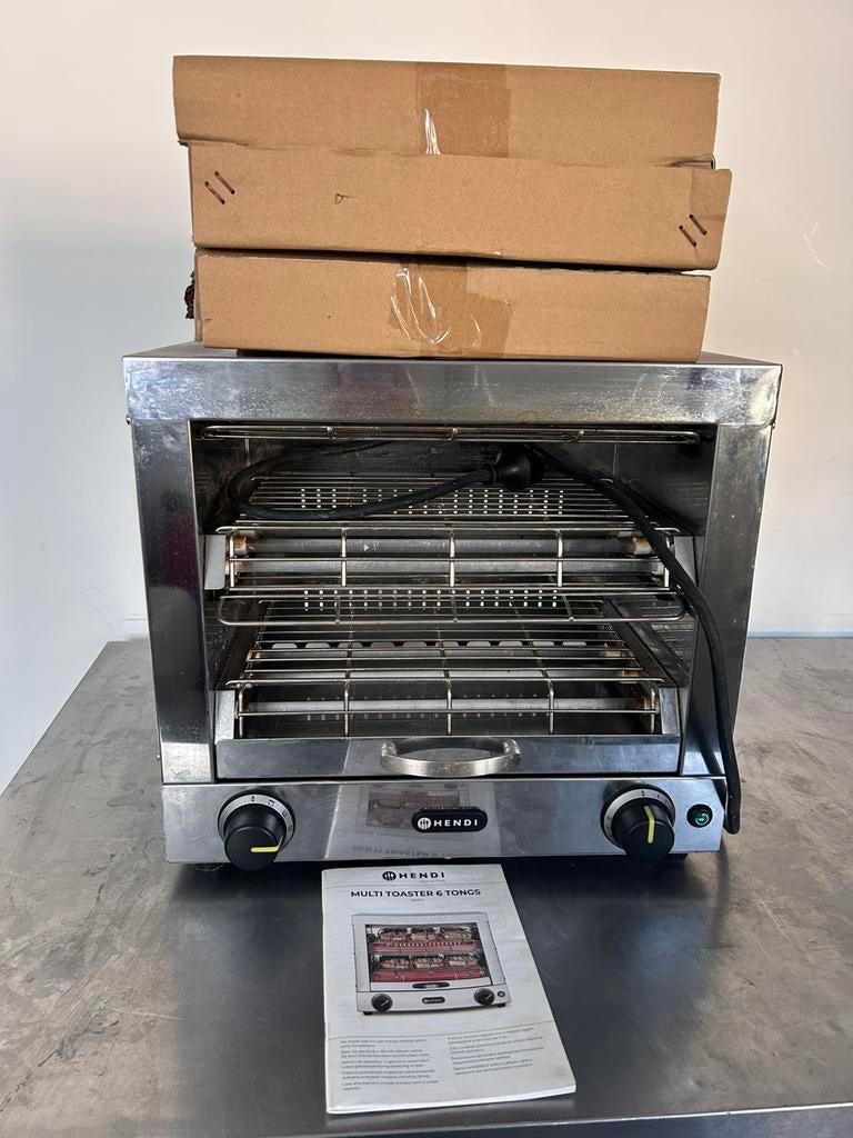 Grille-pain professionnel Hendi avec 6 pinces à sandwich, Articles professionnels, Enlèvement, Utilisé, Fours, Fours à micro-ondes et Fours à vapeur
