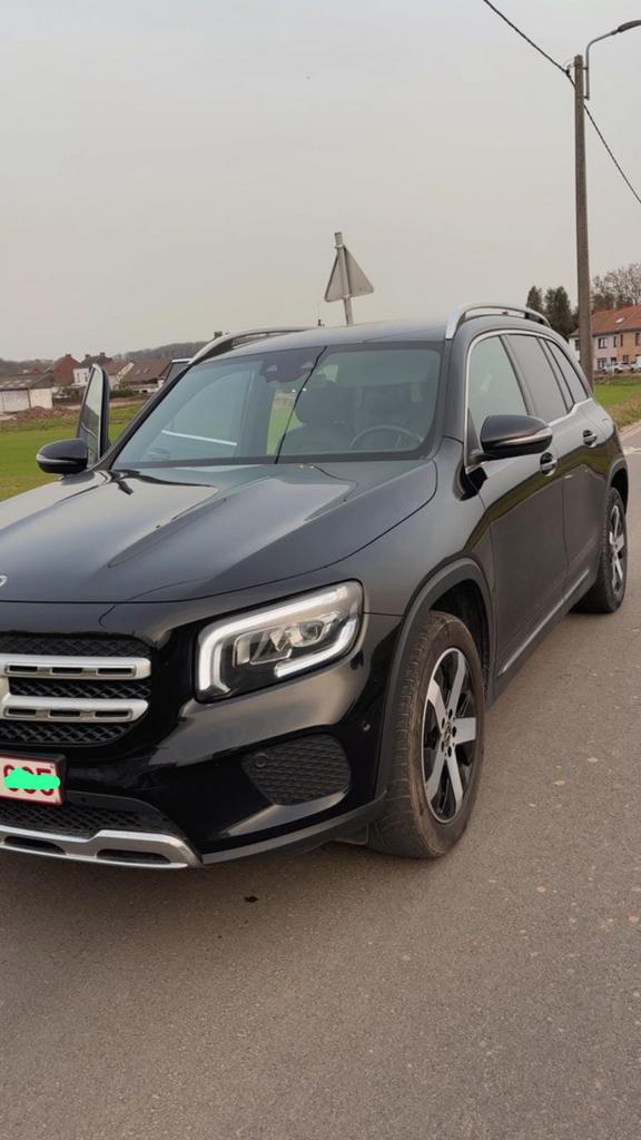 MERCEDES GLB-180 d 7 places 2 litres diesel, Autos, Cuir, Achat, 7 places, Noir