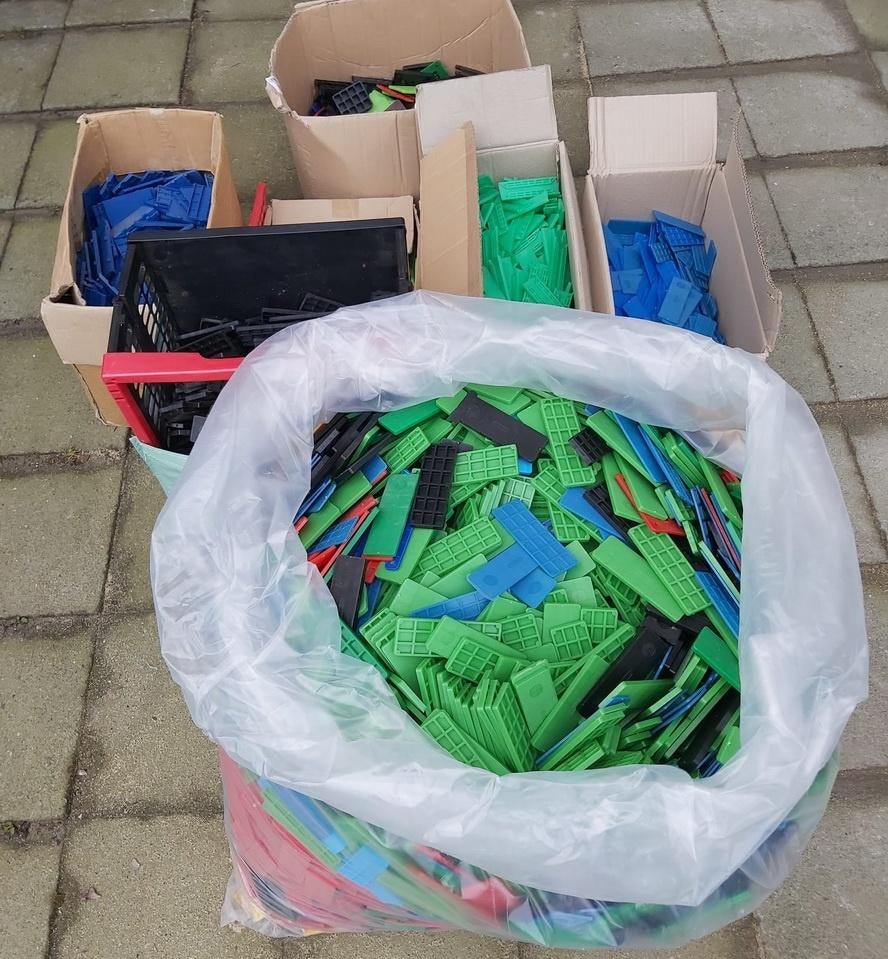 Wiggen in plastiek voor metsers, Doe-het-zelf en Bouw, Ophalen, Nieuw