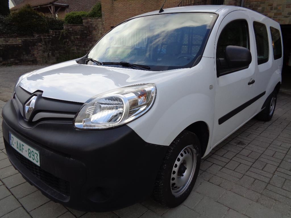 Renault Kangoo 1,5dci Euro 6 Maxi Pret immat *6.600+TVA*, Auto's, Voorwielaandrijving, 4 cilinders, 1481 kg, Wit