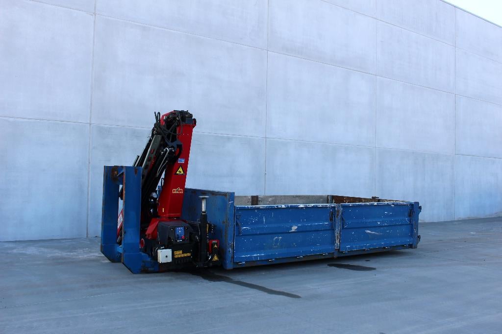 Container met kraan HMF 1420K2 - 2010, Auto's, Bedrijf, Te koop, Overige merken