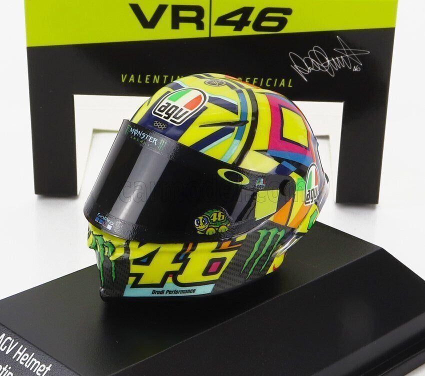 Valentino Rossi AGV helmet 2017 winner Assen 1:8 399170846, Ophalen of Verzenden, Nieuw, 1:5 t/m 1:8, Overige typen