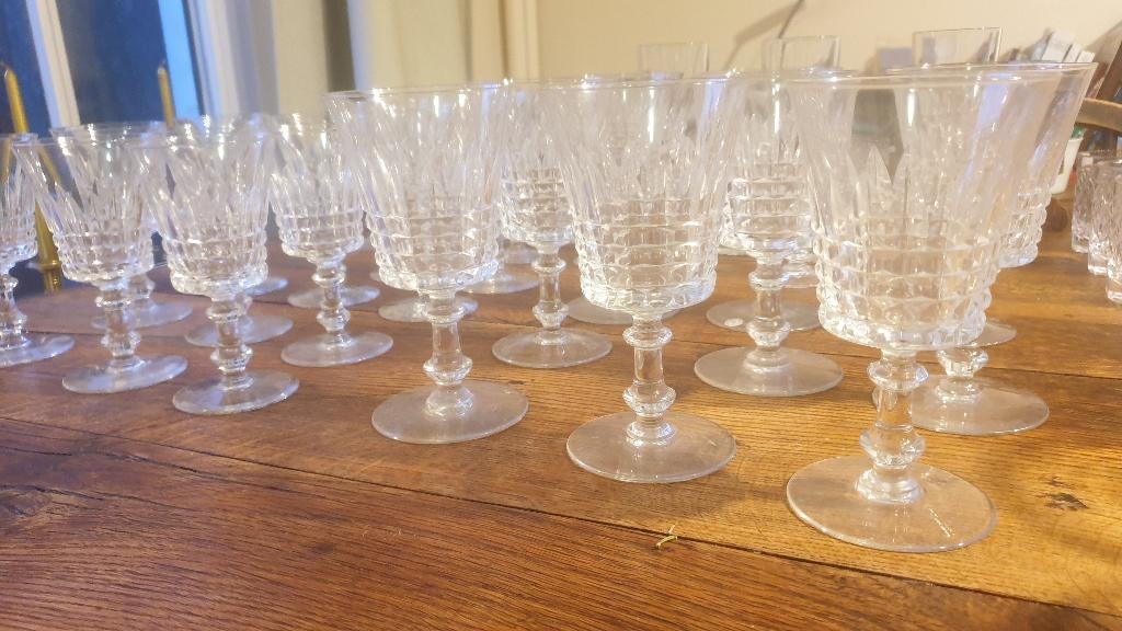 Val saint Lambert glazen, Ophalen, Zo goed als nieuw, Overige typen