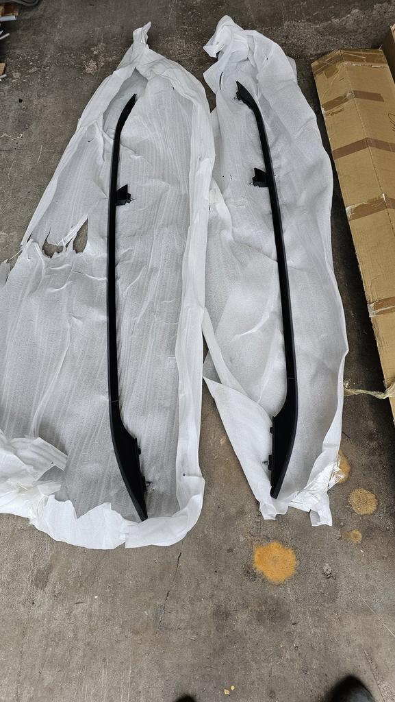 Dakrail daklijst dakdrager roof rail zwart BMW X5 E70 511380, Auto diversen, Dakdragers, Ophalen, Gebruikt, -, -