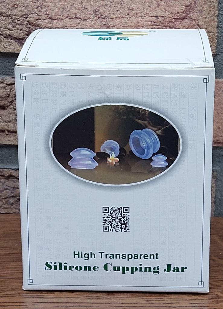 Siliconen Cupping Jars - Transparant - Uitstekende staat, Sport en Fitness, Massageproducten, Zo goed als nieuw, Overige typen